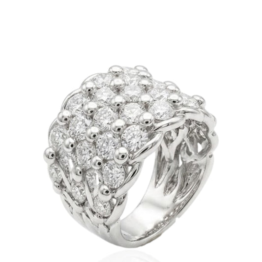 Sterling Silver Keeper Ring CZ Stone RCZ3384