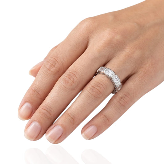 Sterling Silver Ring CZ Stone RCZ3306