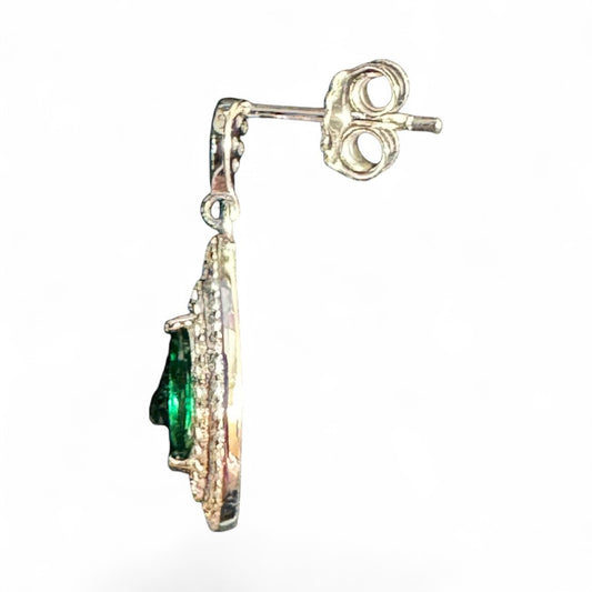 Sterling Silver Earring CZ Stone ECZ117