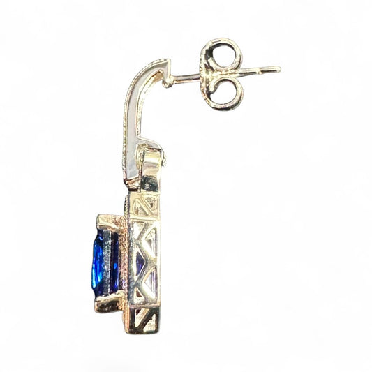 Sterling Silver Earring CZ Stone ECZ256