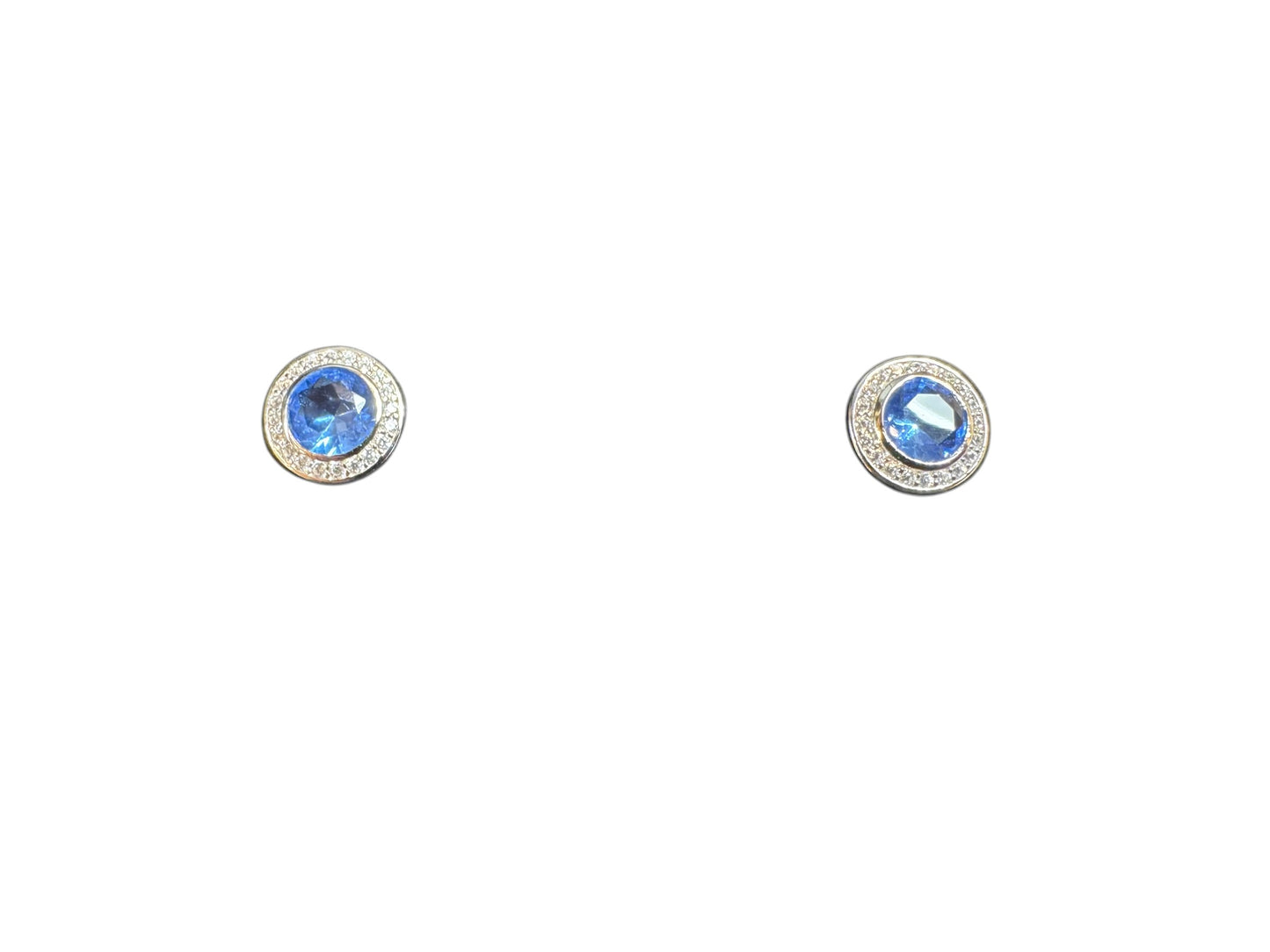 Sterling Silver Stud Earring CZ Stone ECZCL520
