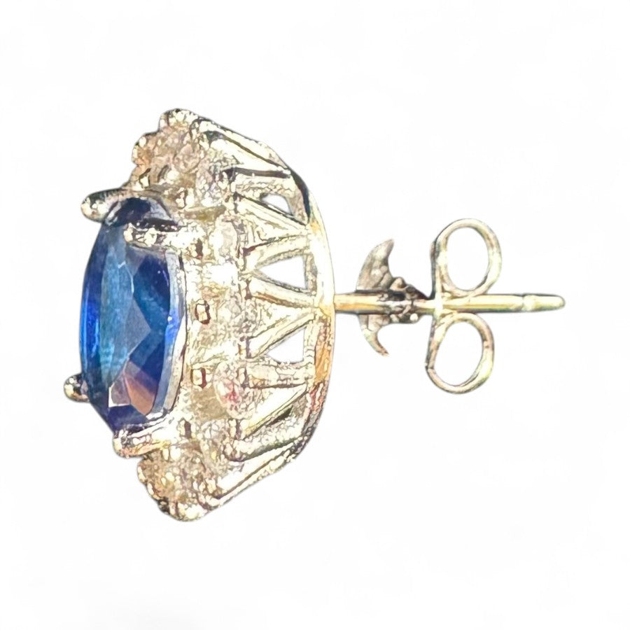 Sterling Silver Stud Earring CZ Stone ECZCL530