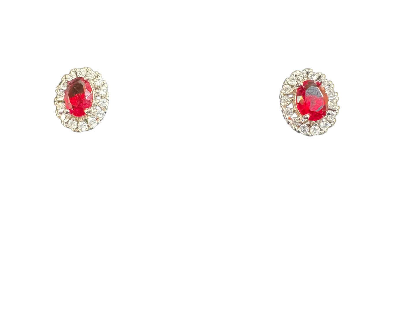Sterling Silver Stud Earring CZ Stone ECZCL530