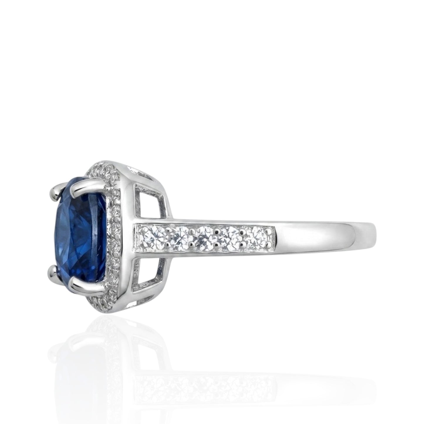 Sterling Silver Ring CZ Stone RCZ3327