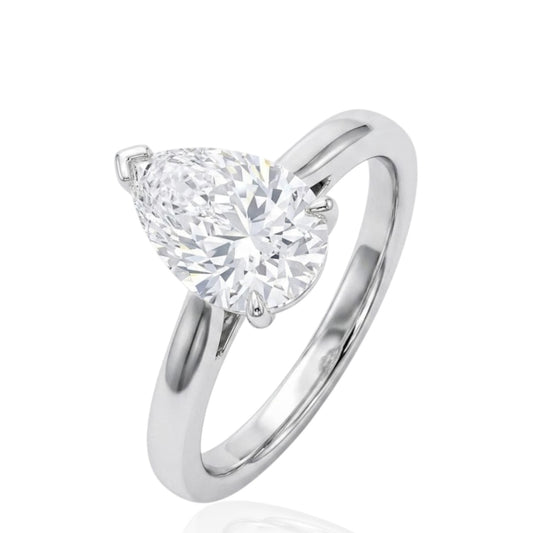 Sterling Silver Ring CZ Stone RCZD504