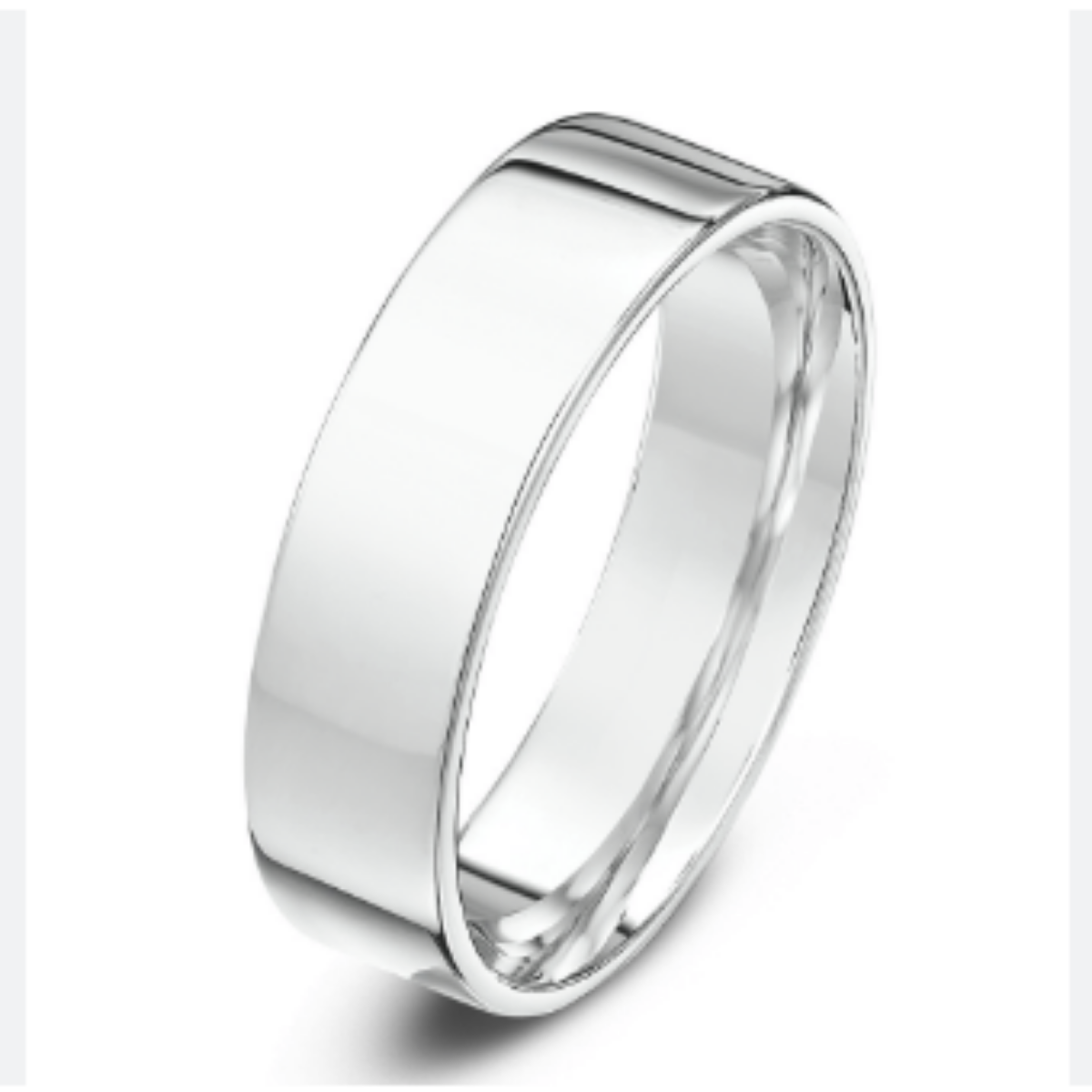 Flat Shape Wedding Band SWB02