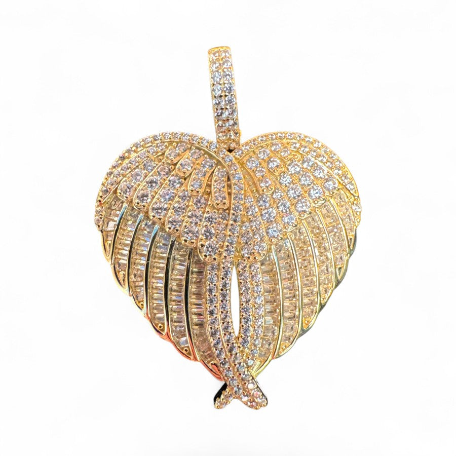 Sterling Silver Pendant Heart Shape PCZ10045