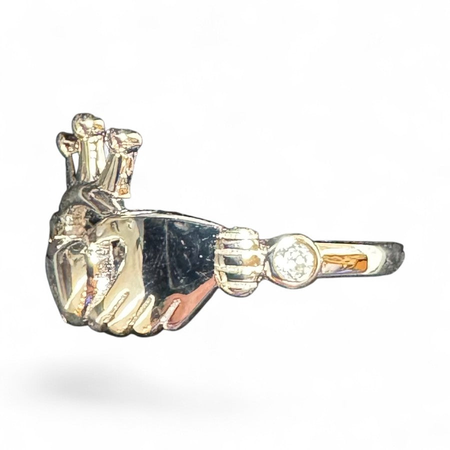 Sterling Silver Ring CZ Stone RCZ10003