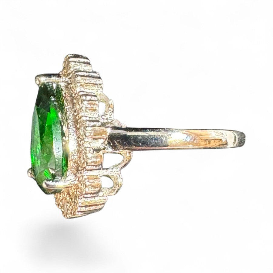 Sterling Silver Ring CZ Stone RCZ10109