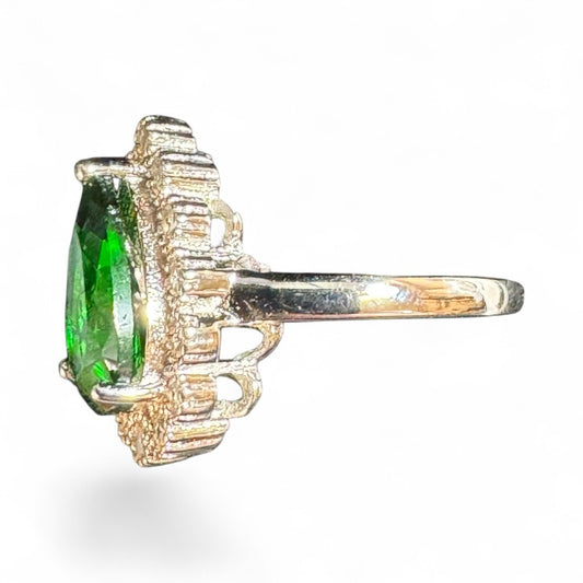 Sterling Silver Ring CZ Stone RCZ10109