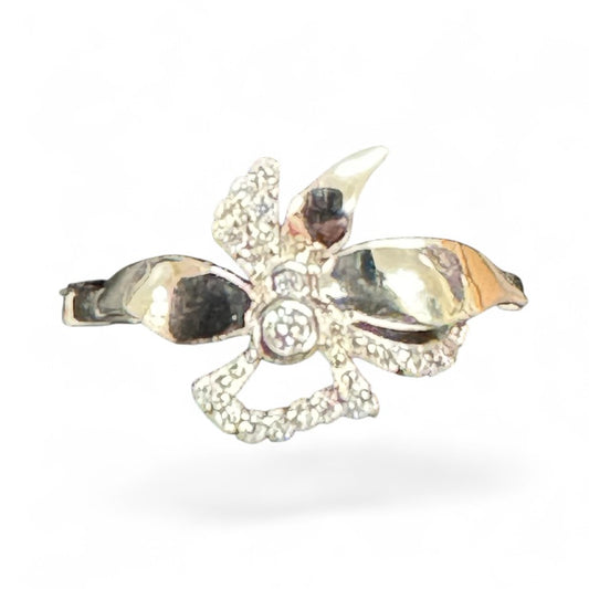 Sterling Silver Ring CZ S