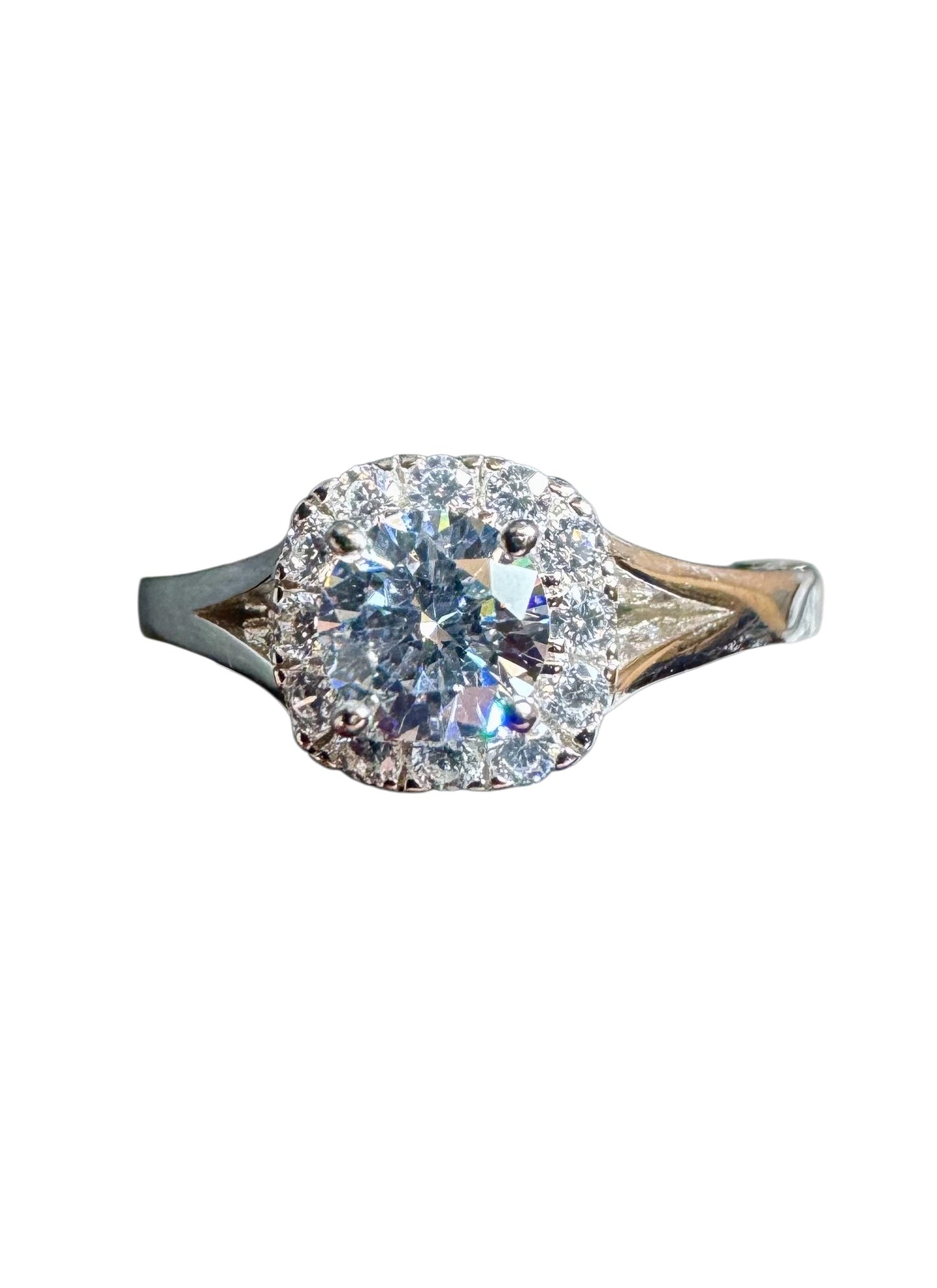 Sterling Silver Ring CZ Stone RCZ666