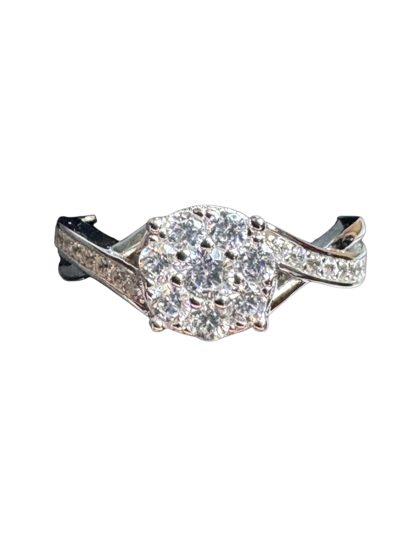 Sterling Silver Ring CZ Stone RCZ8150