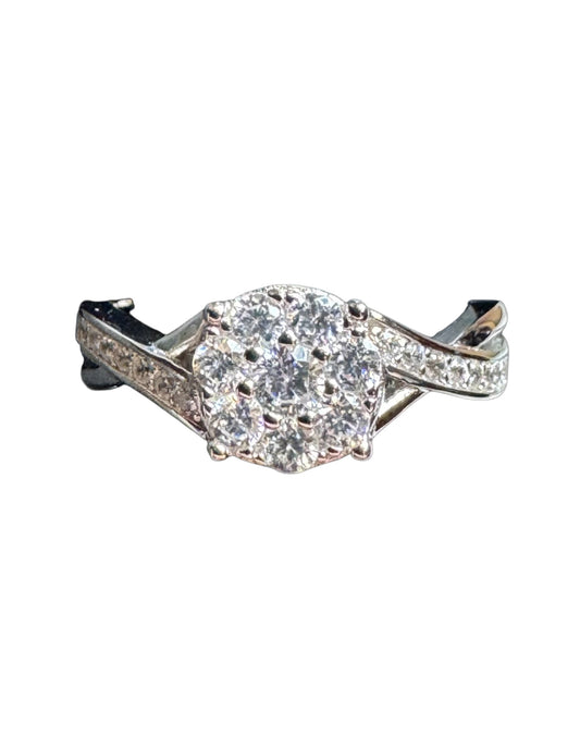 Sterling Silver Ring CZ Stone RCZ8150