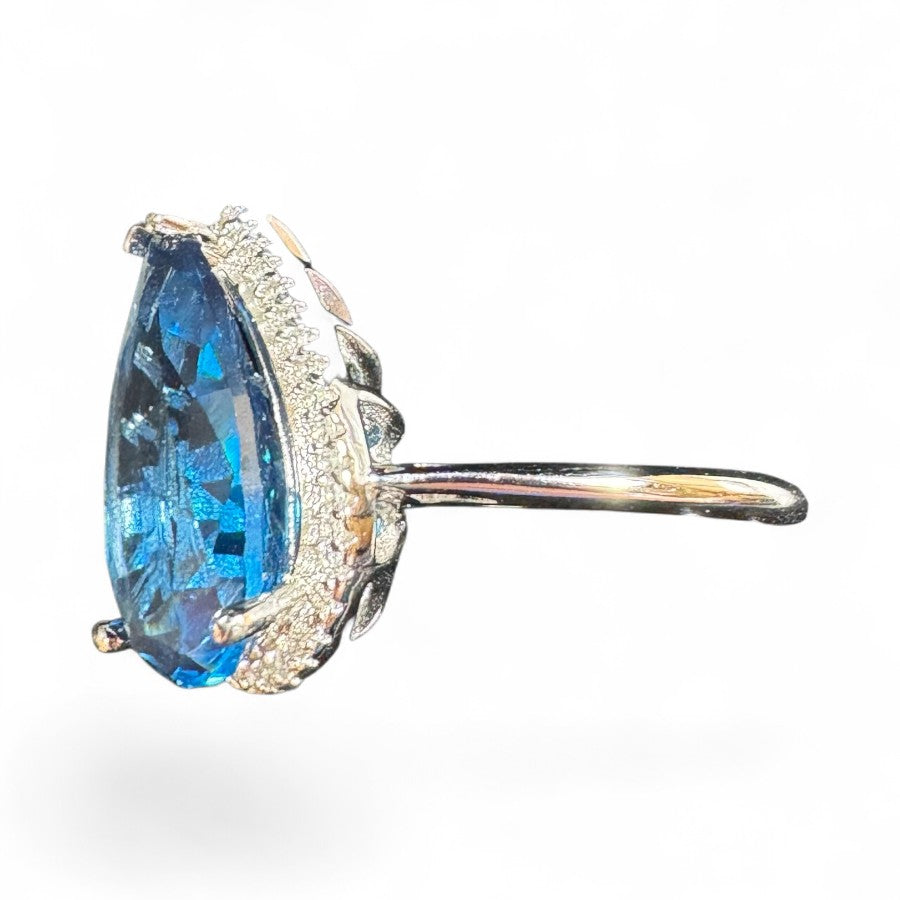 Sterling Silver Ring CZ Stone RCZA800