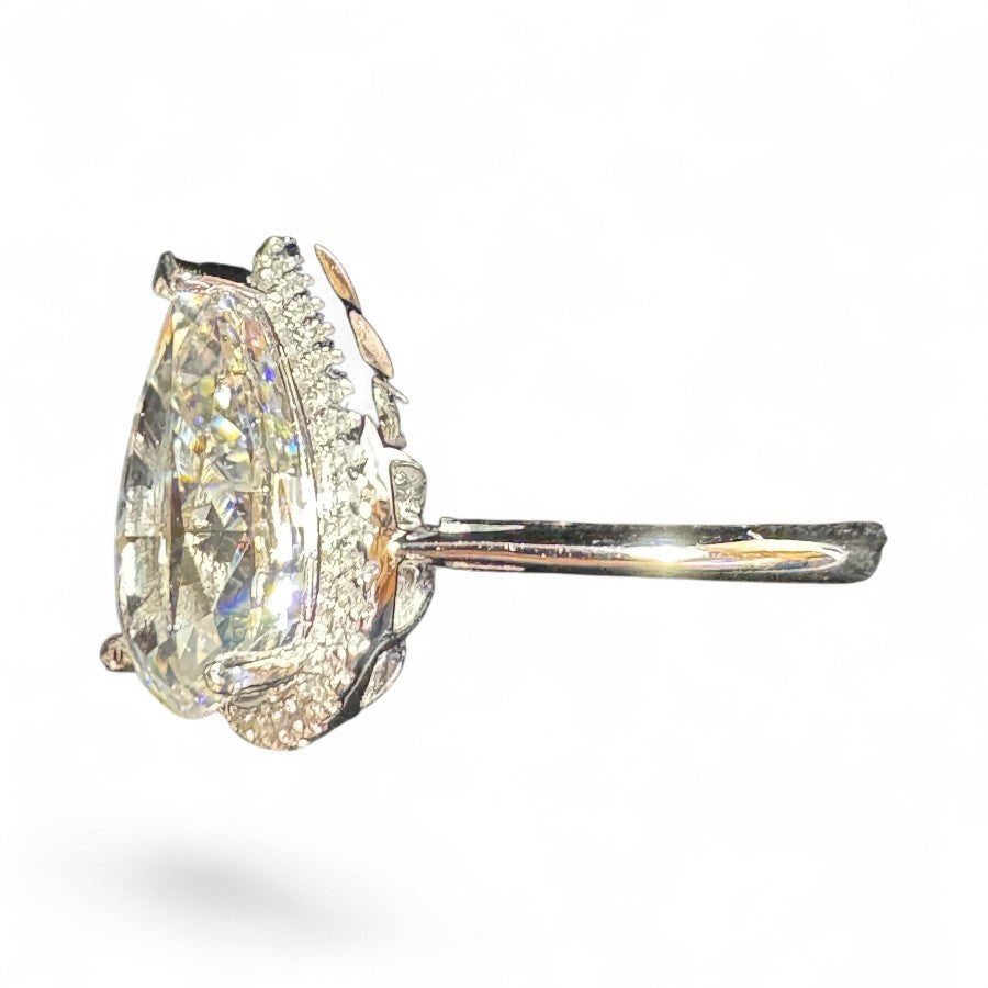 Sterling Silver Ring CZ Stone RCZA800