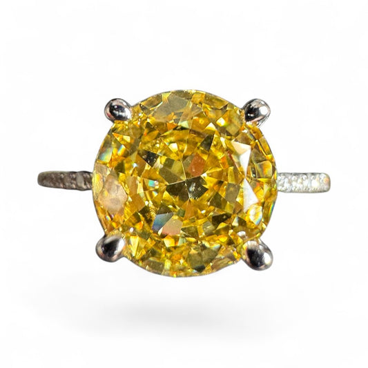 Sterling Silver Ring CZ Stone RCZA809