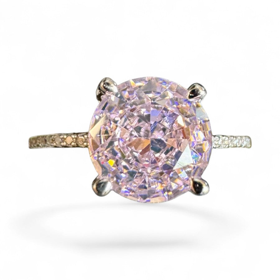 Sterling Silver Ring CZ Stone RCZA809