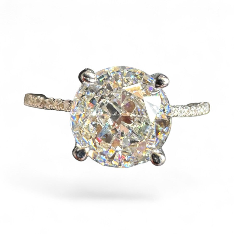 Sterling Silver Ring CZ Stone RCZA809